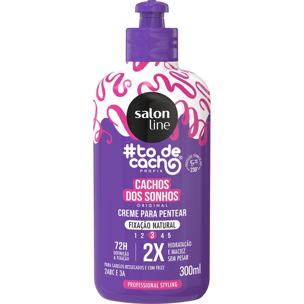Creme de Pentear Salon Line To de cacho cacho dos Sonhos 300ml