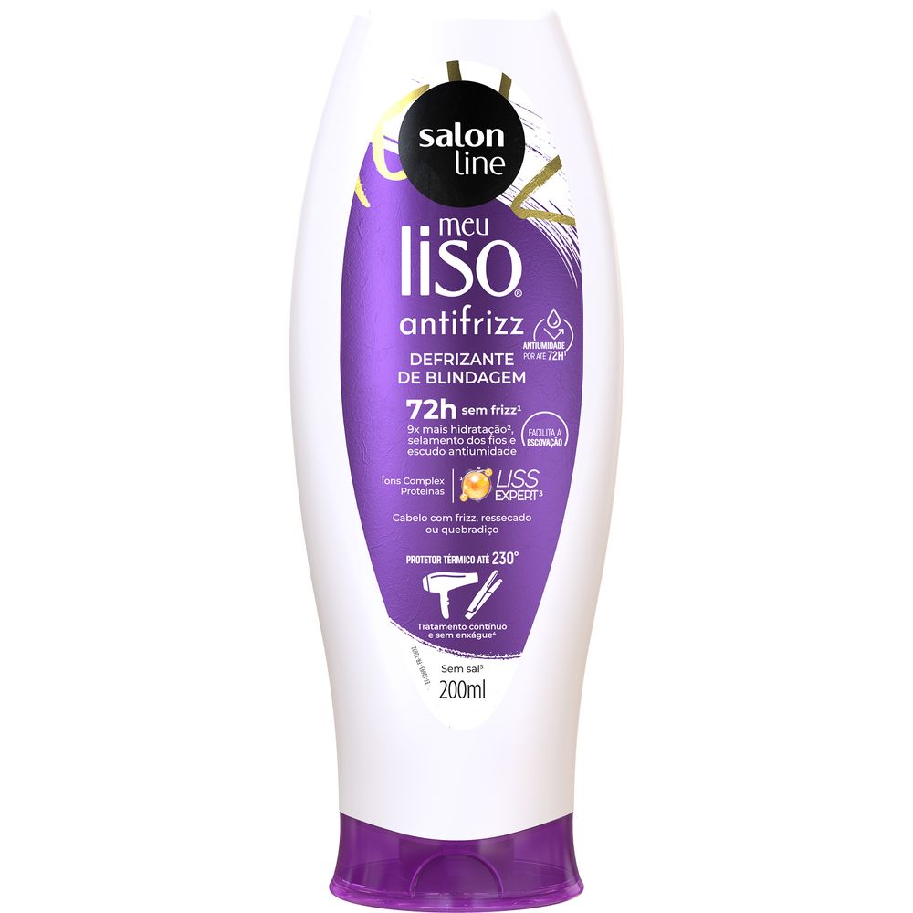 Defrizante Salon Line Meu Liso Antifrizz 200ml