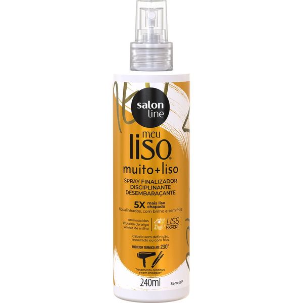 Defrizante Salon Line Spray Muito + Liso 240ml