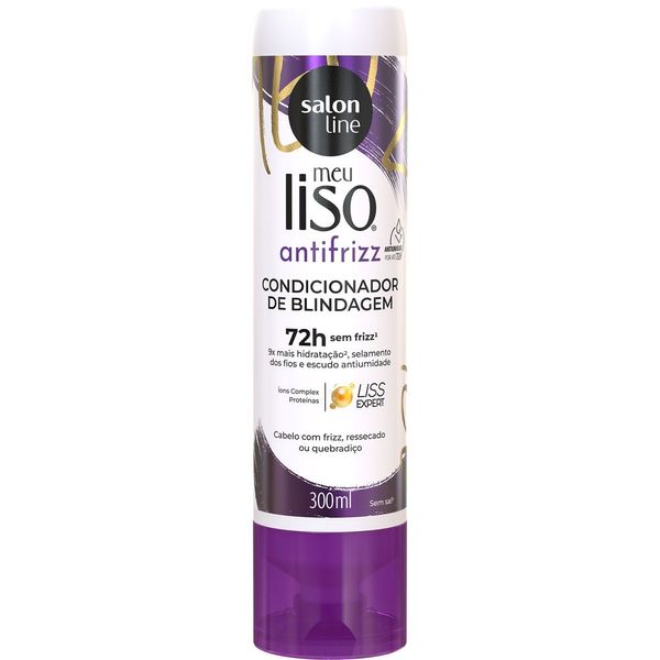 Condicionador Salon Line Meu Liso Ácido Antifrizz 300ml