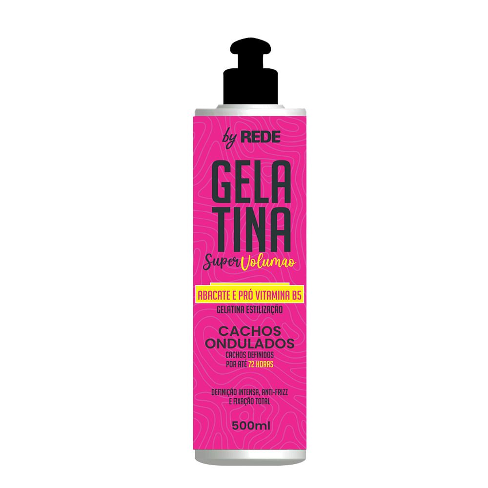 Gelatina Capilar By Rede Cachos Ondulados 500ml