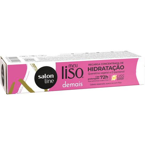 Finalizador Salon Line Meu Liso Recarga De Hidratação Queratina 80g