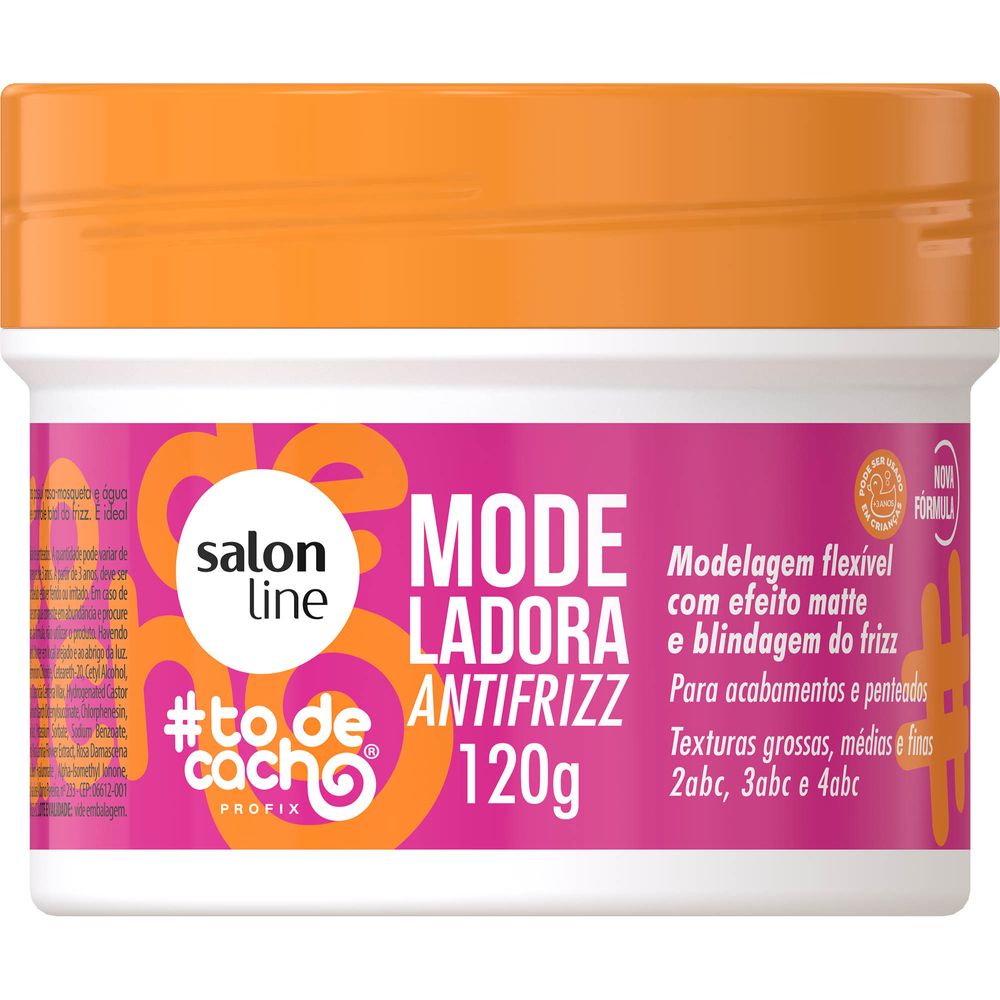 Pomada Modeladora Salon Line #Todecacho Antifrizz 120g