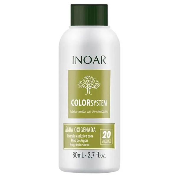 Água Oxigenada Inoar Color System 20V 80ml