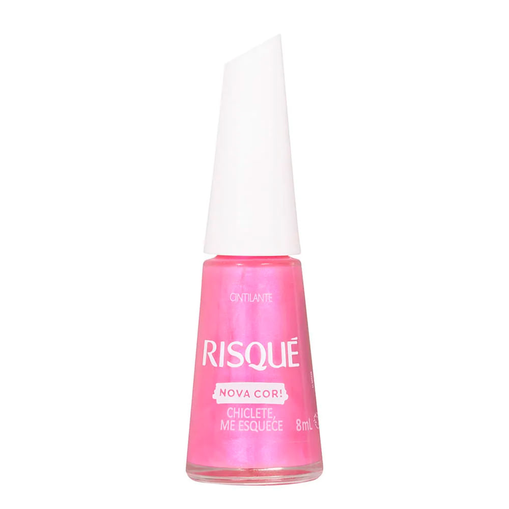 Esmalte Risqué Metálico Chiclete, Me Esquece
