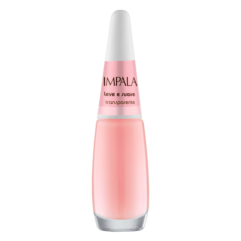 Esmalte Impala Transparente A Cor Da Sua Moda Leve E Suave