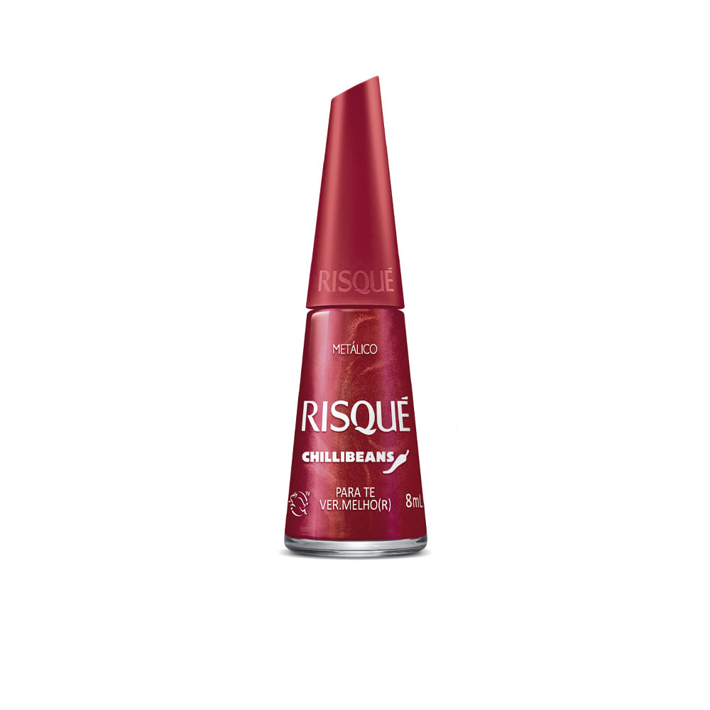 Esmalte Risqué Chilli Beans Para Te Ver.melho(r) 8ml