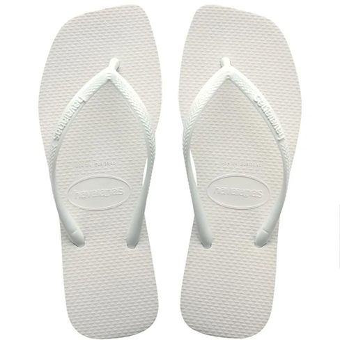 Chinelo Havaianas Slim Square Branco 39/40