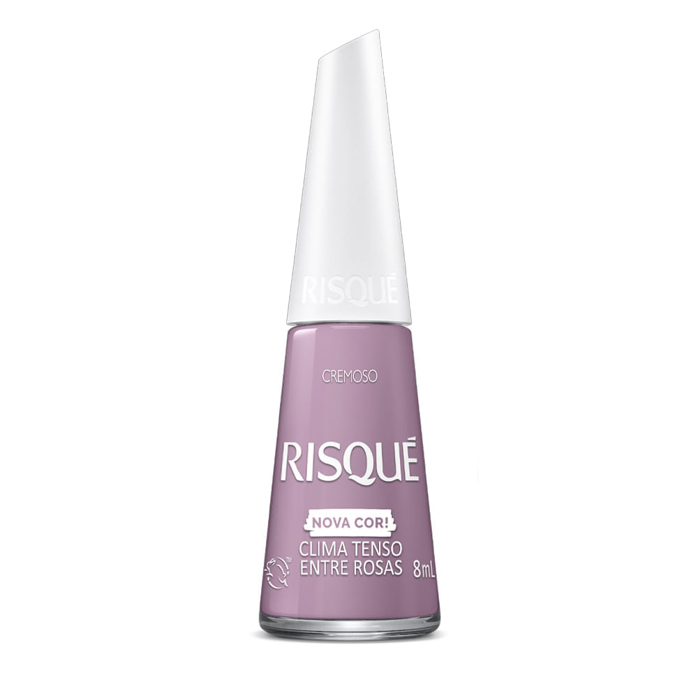 Esmalte Risqué Cremoso Clima Tenso Entre Rosas
