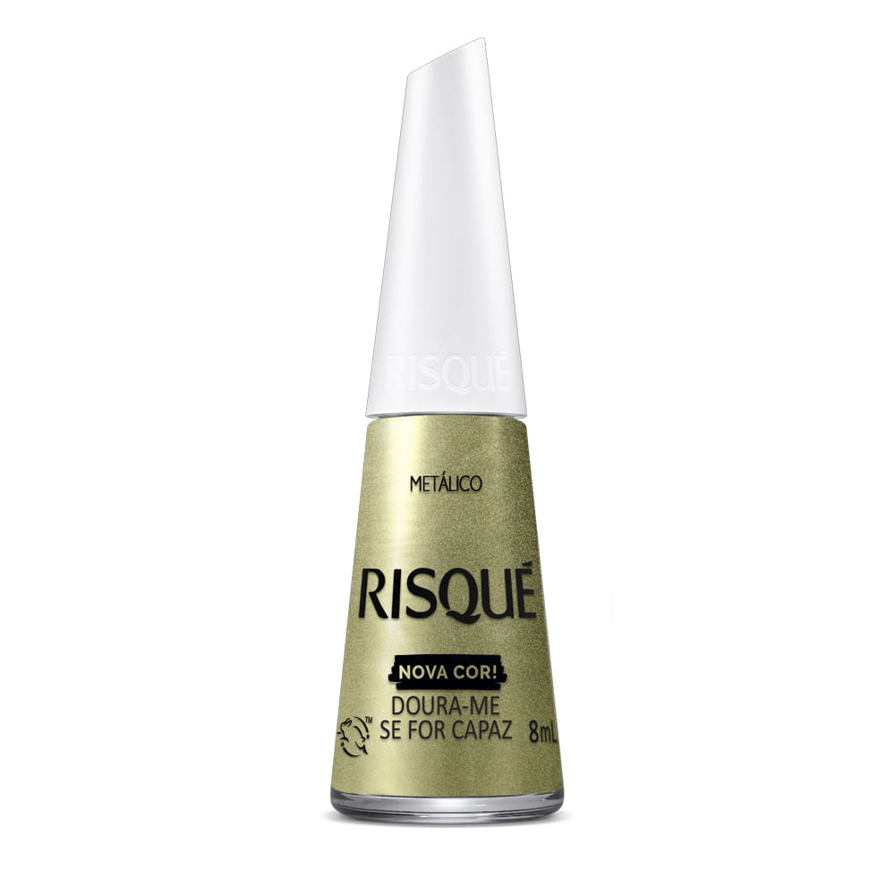 Esmalte Risqué Metálico Doura-me Se For Capaz