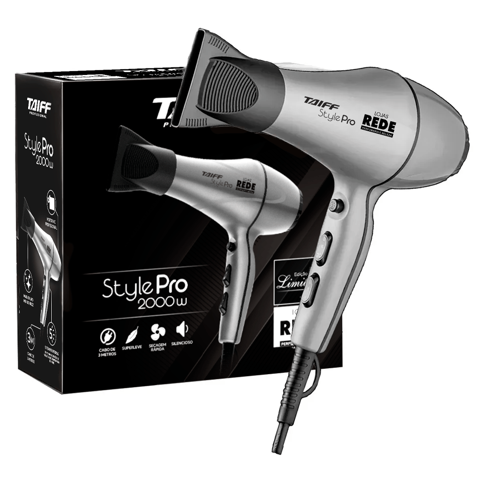 Secador Taiff Style Pro Exclusivo Rede 2000W 127V