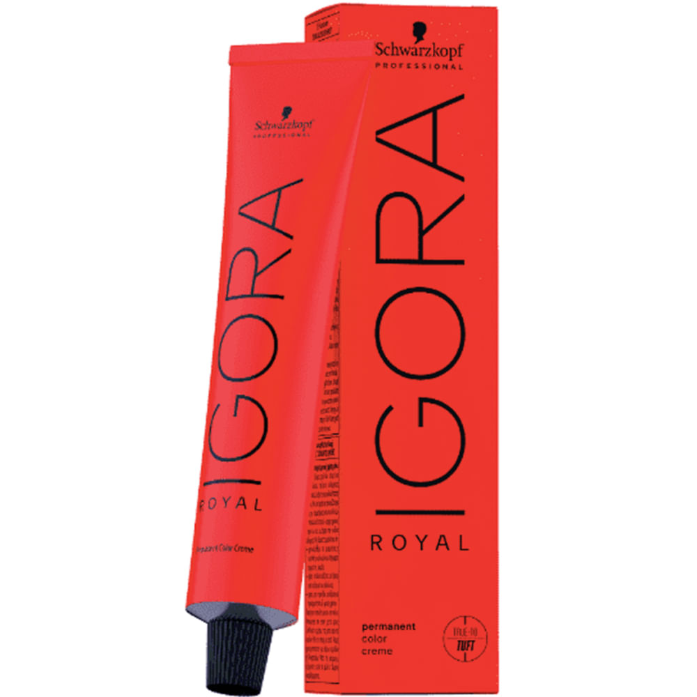 Tintura Profissional Schwarzkopf Igora Royal 5-7 Castanho Claro Cobre