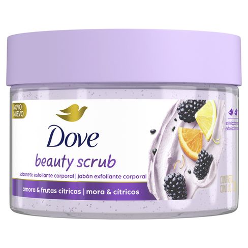 Esfoliante Corporal Dove Beauty Scrub Amora & Frutas Cítricas 280g