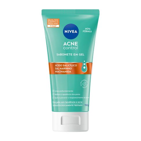 Sabonete Facial em Gel Nivea Acne Control Limpeza Profunda dos Poros 150g