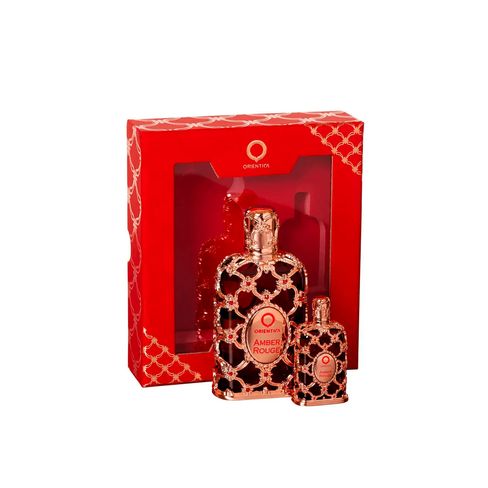 Kit Orientica Luxury Collection Amber Rouge Eau de Parfum - Perfume Unissex 30ml + Miniatura 7,5ml
