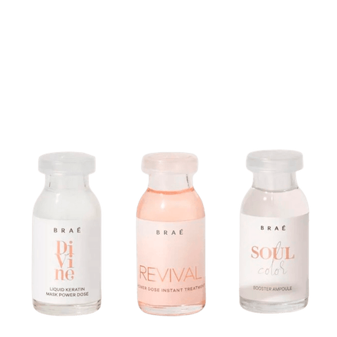 Kit Braé Cronograma Capilar Color - Ampola Capilar 13ml - 3 Unidades