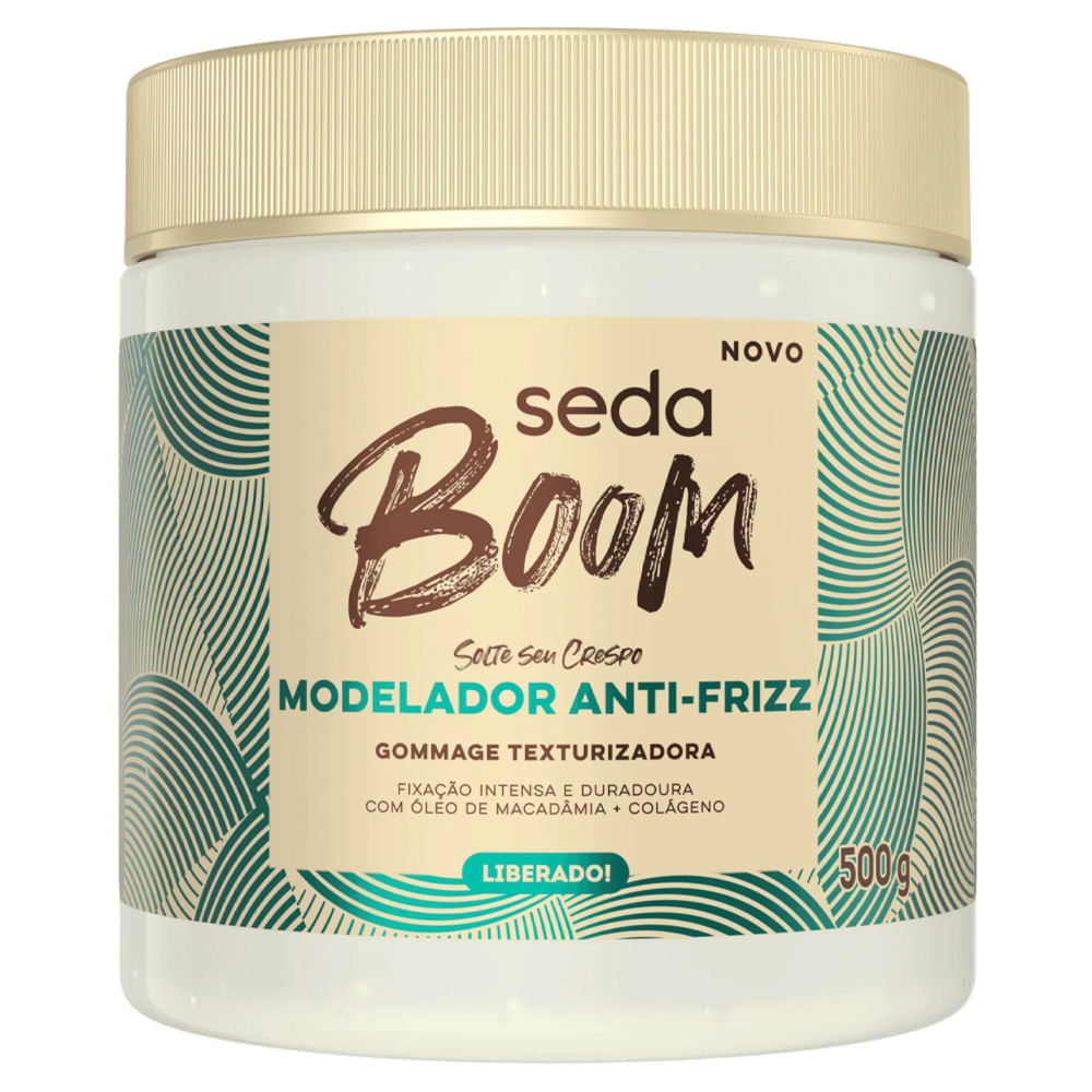 Geleia Capilar Seda Boom Modelador Antifrizz 500g