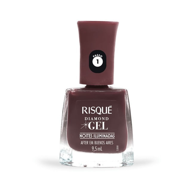 Esmalte Risqué Diamond Gel Noites Iluminadas After em Buenos Aires 9,5ml