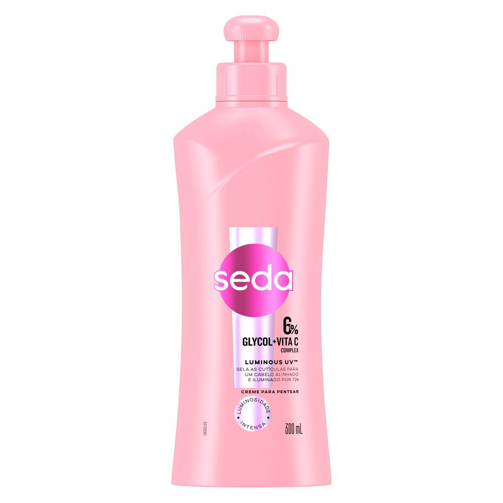 Creme De Pentear Seda Luminous UV Glycol + Vita C Complex 300ml