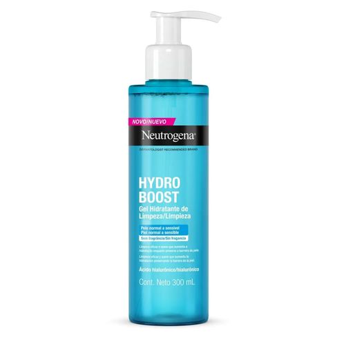 Gel Facial Hidratante De Limpeza Neutrogena Hydro Boost 300ml