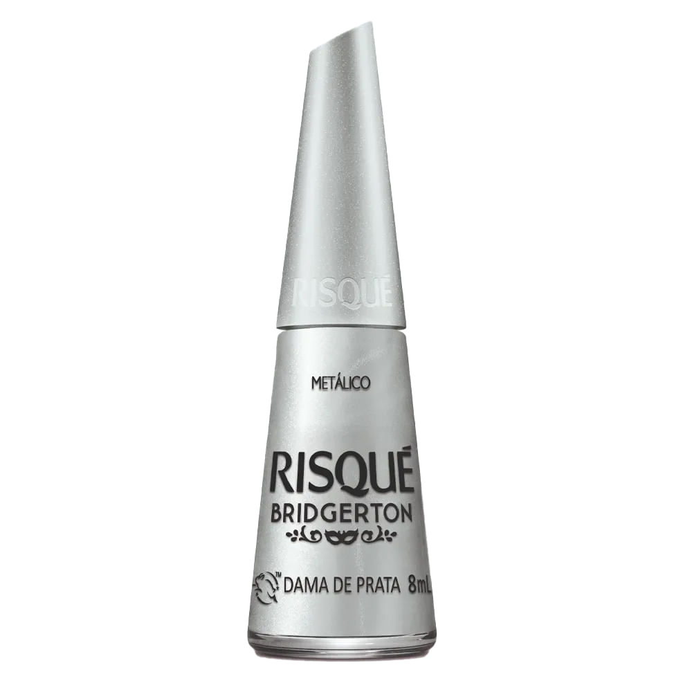 Esmalte Metálico Risqué Bridgerton Dama De Prata