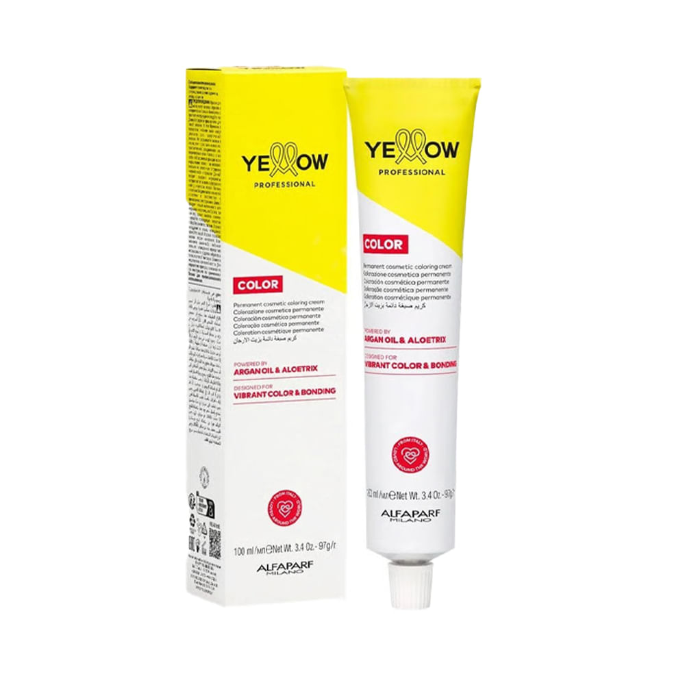 Tintura Creme Yellow Color Louro Médio Vermelho Intenso 7.66 60ml
