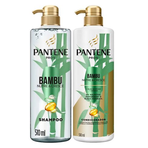 Kit Shampoo + Condicionador Pantene Pro-V Bambu Nutre & Cresce 510ml
