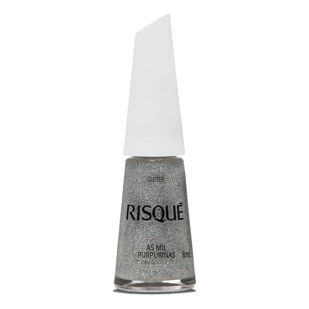 Esmalte Risqué Glitter As Mil Purpurinas 8ml