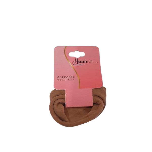Elástico Para Cabelo Annie Rabico Lycra Marrom