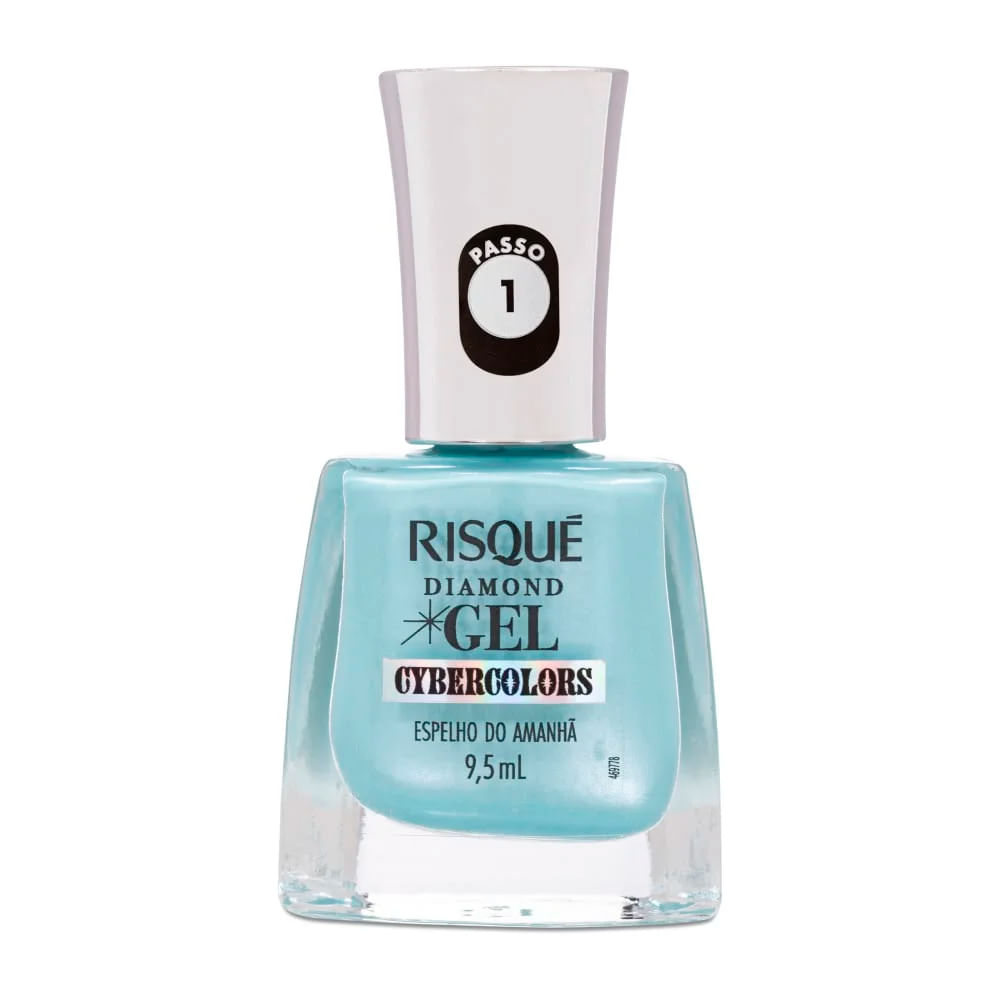 Esmalte Risqué Diamond Gel Cybercolors Espelho Do Amanhã 9ml