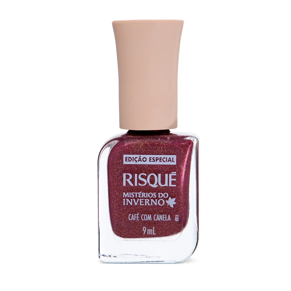 Esmalte Risque Mistérios do Inverno Café Com Canela Edição Especial 9ml